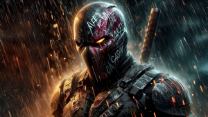 Deathstroke, Superheroes, Artwork, Art, Digital Art, Ai, 4K wallpaper