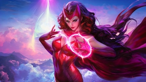 Wanda Maximoff, Scarlet Witch, Superheroes, Artwork, Digital Art, 4K wallpaper
