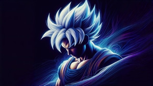 Goku, Dragon Ball Z, Anime, Artwork, Art, Digital Art, Artist, Deviantart, Ai, 4K wallpaper