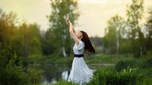 Girls, Model, Nature, 4K wallpaper