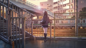 Anime Girl, Anime, Train, Artist, Artwork, Digital Art, Pixiv, 4K wallpaper