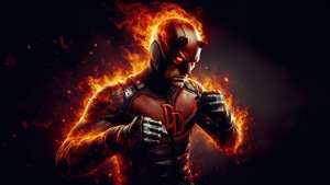 Daredevil, Superheroes, Artwork, Art, Digital Art, Ai, 4K wallpaper
