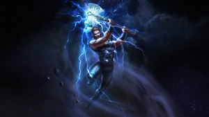 Thor, Superheroes, Artwork, Art, Digital Art, Pixiv, 4K wallpaper