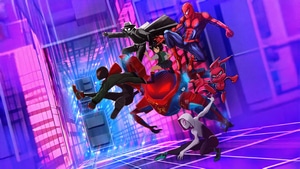 Spiderman Into The Spider Verse, Superheroes, Movies, Spiderman, Animated Movies, Artwork, Digital Art, Art, Spiderman Noir, Gwen Stacy, Spiderman 2099, Pixiv, 4K wallpaper