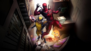 Wolverine, Deadpool, Superheroes, Artist, Artwork, Digital Art, 4K wallpaper