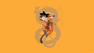 Goku, Dragon Ball Z, Dragon Ball, Minimalism, Minimalist, Anime, Artist, Artwork, Digital Art, 4K wallpaper