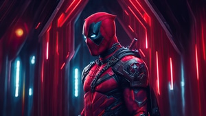Deadpool, Superheroes, Artwork, Digital Art, Ai, 4K wallpaper