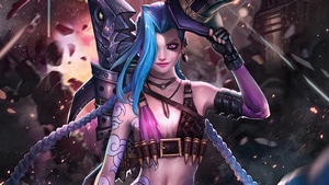 Jinx League Of Legends, League Of Legends, Games, Artstation, Artist, Artwork, Digital Art, Video Games, 4K wallpaper