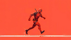 Deadpool, Superheroes, Artwork, Artist, Digital Art, Minimalism, Deviantart, 4K wallpaper