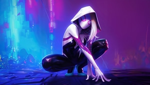 Gwen Stacy, Superheroes, Artwork, Artist, Digital Art, Ai, 4K wallpaper