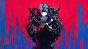 Harley Quinn, Supervillain, Artist, Artwork, Digital Art, Superheroes, 4K wallpaper