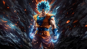 Goku, Anime, Artwork, Digital Art, Art, Artist, Artstation, 4K wallpaper