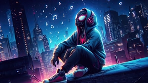 Spiderman, Miles Morales, Superheroes, Artist, Ai, Artwork, Digital Art, 4K wallpaper