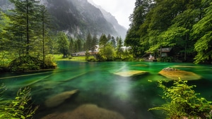 Switzerland, Mountains, Lake, Nature, 4K wallpaper