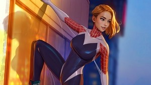 Gwen Stacy, Superheroes, Artist, Artwork, Digital Art, Artstation, 4K wallpaper