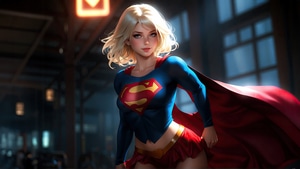 Supergirl, Superheroes, Ai, Artwork, Digital Art, Artstation, 4K wallpaper