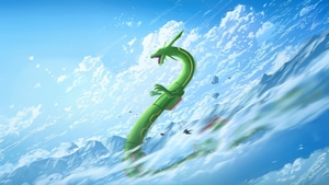 Rayquaza, Dragon, Pokemon, Anime, Artist, Artwork, Digital Art, 4K wallpaper