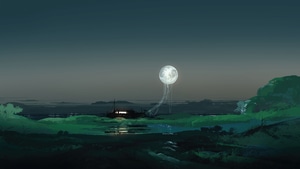 Moon, Artist, Artwork, Digital Art, Pixiv, 4K wallpaper