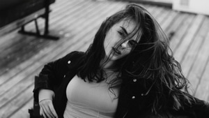 Girls, Model, Monochrome, Black And White, 4K wallpaper