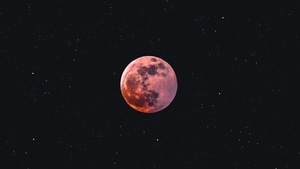 Moon, Nature, Sky, 4K wallpaper