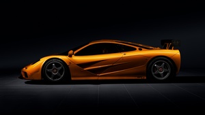 McLaren F1, Dark background, 4K wallpaper
