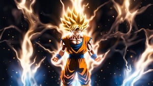 Goku, Dragon Ball, Anime, Artist, Artwork, Digital Art, Artstation, 4K wallpaper