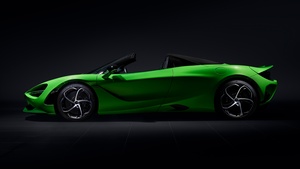 McLaren 750S Spider, Dark background, 4K wallpaper