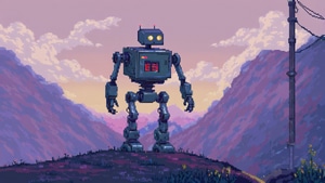 Robot, Artist, Artwork, Digital Art, 4K wallpaper