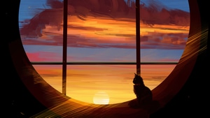 Cat, Artist, Artwork, Digital Art, Artstation, 4K wallpaper