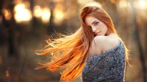 Girls, Model, Autumn, 4K wallpaper