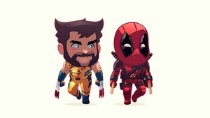 Deadpool And Wolverine, Deadpool 3, Wolverine, Deadpool, 2024 Movies, Movies, Superheroes, Artwork, Digital Art, Artist, 4K wallpaper