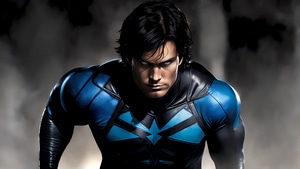 Nightwing, Superheroes, Artist, Artwork, Digital Art, Ai, 4K wallpaper