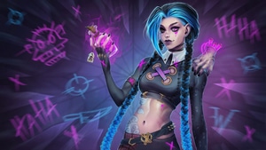 Jinx League Of Legends, League Of Legends, Games, Artwork, Artist, Art, Digital Art, Video Games, 4K wallpaper