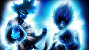 Goku, Vegeta, Anime, Artist, Artwork, Digital Art, Artstation, 4K wallpaper