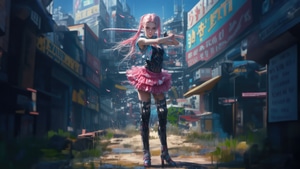 Samurai, Warrior, Sword, Ai Girls, Ai, Artist, Artwork, Digital Art, Deviantart, 4K wallpaper