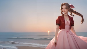 Aerith Gainsborough, Final Fantasy Xv, Final Fantasy, Games, Deviantart, Artist, Artwork, Digital Art, Video Games, 4K wallpaper