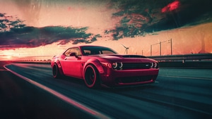 Dodge Challenger, Dodge, Cars, 4K wallpaper