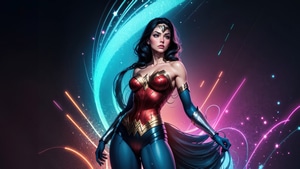 Wonder Woman, Superheroes, Ai, Artwork, Digital Art, 4K wallpaper