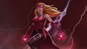 Scarlet Witch, Superheroes, Artist, Artwork, Digital Art, Artstation, 4K wallpaper