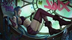 Jinx League Of Legends, League Of Legends, Games, Artwork, Art, Digital Art, Video Games, 4K wallpaper