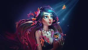 Mermaid, Artist, Artwork, Digital Art, Artstation, , 4K wallpaper