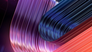 3D, Abstract Art, Digital Art, Colorful abstract, Light Streaks, Fluidic, Neon glow, Futuristic, Gradient curves, Surreal, Aesthetic, Modern Art, 4K wallpaper