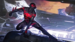 Spiderman 2099, Spiderman, Superheroes, Artwork, Digital Art, 4K wallpaper