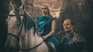 Daenerys Targaryen, Jorah Mormont, Game Of Thrones, Tv Shows, Artist, Artwork, Digital Art, 4K wallpaper
