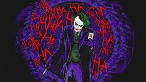 Joker, Heath Ledger, Superheroes, Artwork, Digital Art, 4K wallpaper