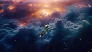 Floating, Alone, Relaxing, Artist, Artwork, Digital Art, 4K wallpaper