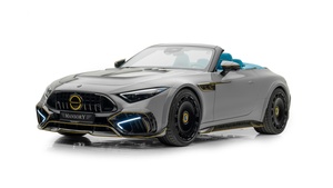 Mercedes-AMG SL 63 4MATIC, Mansory, 2024, White background, 4K wallpaper