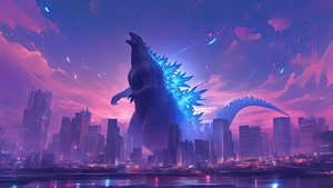 Godzilla X Kong The New Empire, Movies, 2024 Movies, Godzilla, Kong, Artwork, Artist, Deviantart, 4K wallpaper