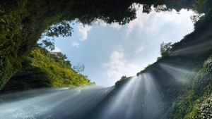 Waterfall, Tropical, Nature, 4K wallpaper