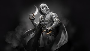 Moon Knight, Tv Shows, Superheroes, Artist, Artwork, Digital Art, Artstation, , 4K wallpaper
